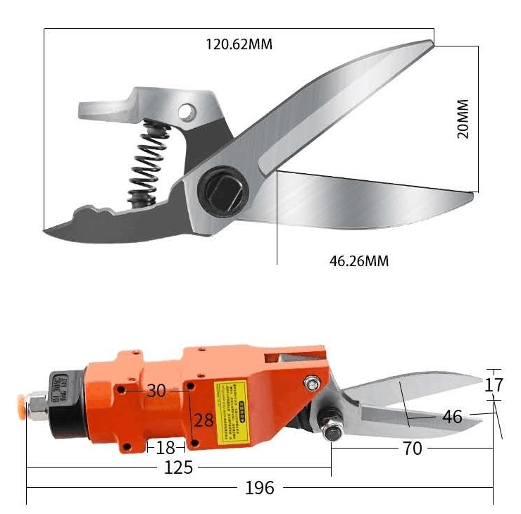pneumatic cutter blade